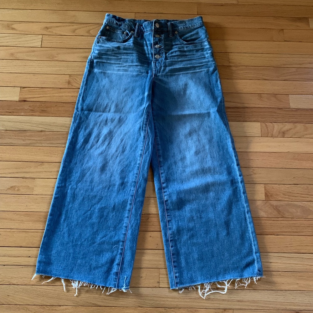 Madewell Wide leg Crop Jean